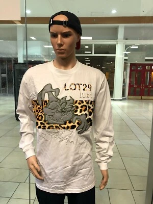 Lote 29 CAMISETAS MANGA LARGA Parche TASMANIAN DEVILS de Lujo Looney Tune BLANCA Foto 1 de 3