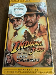 Indiana Jones und der letzte Kreuzzug (VHS, 1990) ~ NEU VERSIEGELT mit Wasserzeichen - Bild 1 von 3