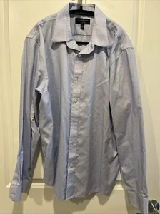 MEN'S BANANA REPUBLIC UNTUCKED NON-IRON SHIRT LARGE - Picture 1 of 3