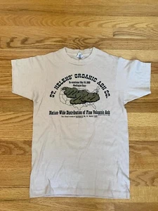 Vitg 1980 Mt St Helen’s Volcanic Ash single stitch T shirt S or XS - Picture 1 of 9