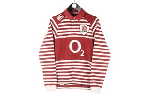 England Rugby Team 2013/2014 Canterbury Rugby Shirt Size S CCC Red White - Picture 1 of 5
