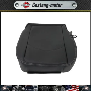 Black leather Seat Cover Passenger Bottom For 2013-2018 Dodge Ram 1500 Laramie - Picture 1 of 13