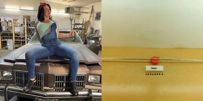 LH FRONT FENDER UPPER CHROME TOP MOLDINGS - 2 PCS 1975 OLDSMOBILE 98 75ON1-8S5 - Image 1 of 4