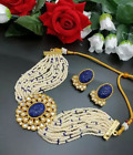 Mughal Choker Kundan Beads Necklace Earrings Jewelery Set Women Gift Jabells