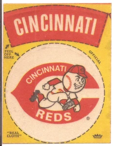 1968 FLEER - CINCINNATI REDS - CLOTH PATCH - Picture 1 of 1