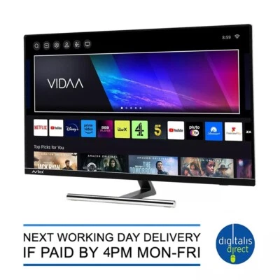 Avtex AV270TS 27" Smart Vidaa HD TV for Caravan and Motorhomes Satellite Decoder - Image 1 of 4