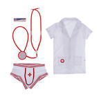 Mens Nurse  Cosplay Costume Club Party Underwear Gays Lingerie Prop