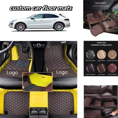 For Cadillac ATS CTS DTS Car Floor Mats Waterproof Handmade Luxury Cargo Carpets Foto 1 de 4