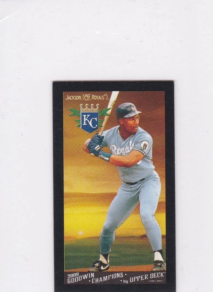 BO JACKSON Upper Deck Gypsy Queen MINI BLACK $$ VARIATION Royals Baseball RARE!! - Image 1 of 2