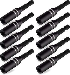 "Soporte de broca de enchufe de extensión de 10 piezas de 1/4"", extensión de destornillador, Quick-Ch" - Imagen 1 de 8