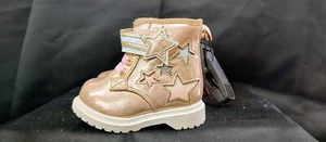Baby Girl's Pink Glitter Star Combat Boots, SZ. 3 , Children, Kids, Shoes - Picture 1 of 8