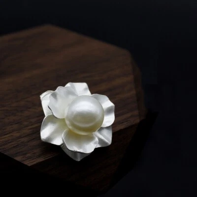 2X Floral Decor Shank Button Collar Stud for Shirt Coat Dress 16/21/30mm Decor - Image 1 of 4