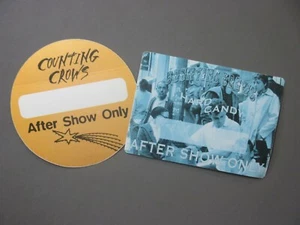 Counting Crows backstage pass satin stickers 2 AUTHENTIC OTTO  ! - Picture 1 of 1