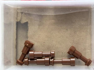 LEGO Parts - Reddish Brown Minifigure, Utensil Telescope - No 64644 - QTY 5 - Picture 1 of 1