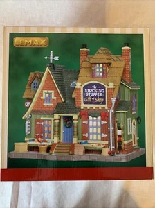 LEMAX Christmas Village Lighted "The Stocking Stuffer Gift Shop" #25416 New - Picture 1 of 6