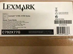 Genuine Lexmark C792X77G Original Waste Toner Bottle Waste Toner Box C790 X790 - Afbeelding 1 van 3