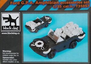 MODELLISMO -Ford GPA Amphibian accessories set - BLACK DOG T35057 - 1:35 Scale
