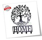 Black Home Tree of Life Large Metal Wall Plaque With 5 Hooks Key Holder Gift