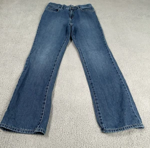 Childrens Place Boys Size 14 Blue Bootcut Slim Adjustable Waist Jeans Youth - Picture 1 of 14