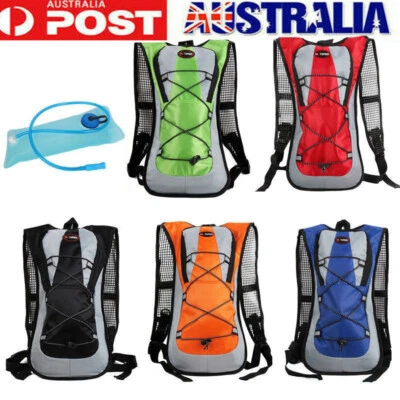 5L Bike Bicycle Hydration Pack Backpack Bag + 2L Water Bag Camelbak Cycle Hiking - image 1 of 4