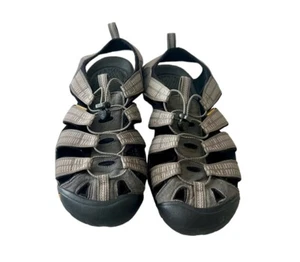 KEEN Gray Waterproof Sandals Closed Toe Anatomic Footbed Anti Odor Mens 11.5 - Picture 1 of 6