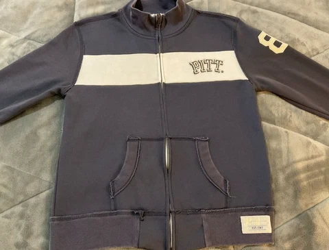 Pittsburgh Panthers Mens Full-Zip Men's Large Jacket Colosseum Athletics Cover