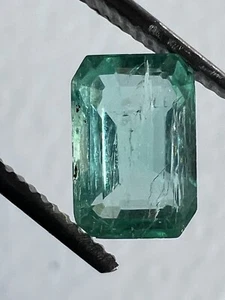 A++ Natural Earth mined 1.10 Ct Panjshir Faceted Emerald Loose Gemstone - Picture 1 of 6