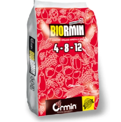 Concime NPK BIOLOGICO ricco di FOSFORO E POTASSIO 25 kg per piante Biormin - Immagine 1 di 4
