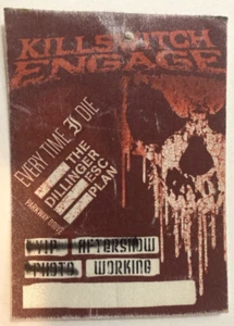 Killswitch Engage. Working, Photo, or Backstage Type Concert Pass WPA-4 - Picture 1 of 2