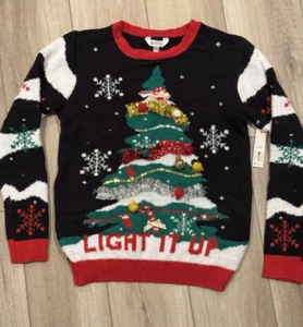New w Tags~Women's Christmas Tree Ugly Sweater, Party, Funny, Bling Size M/L - Picture 1 of 10