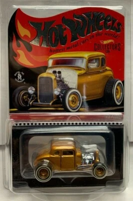 Hot Wheels 2021 Red Line Club RLC Gold '32 Ford Real Riders #'d 2303/17500 - Image 1 of 3