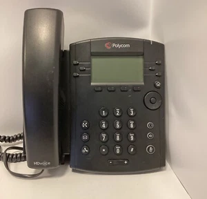 Polycom VVX 301 VoIP IP Phone with Stand no power adapter - Picture 1 of 2
