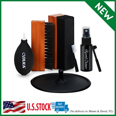 Vinyl Record Cleaning Kit - Complete 7-in-1 V...