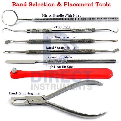 Instrumentos de selección y colocación de bandas dentales Alicates para quitar bandas de ortodoncia Foto 1 de 4