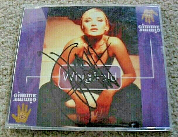 Whigfield Autographed CD 90s Gimme Gimme Sannie Charlotte Carlson Import Pop Foto 1 de 4