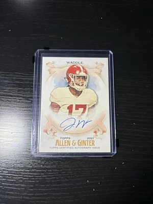 Jaylen waddle topps allen & ginter auto  - Image 1 of 2