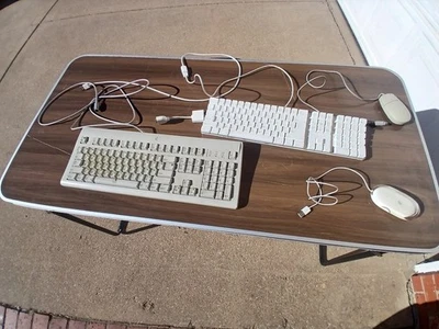 Apple Keyboard/Mouse M2980/A1048 M2706/M5769 Lot of 4 Units + Extras - Used - Image 1 of 4