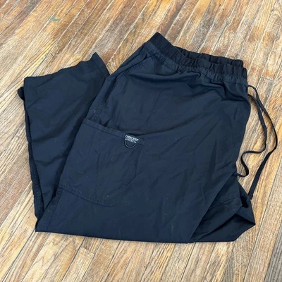 Calça esfoliante Cherokee com cordão carga 5X bolso durável médica odontológica plus size - Imagem 1 de 4