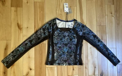 Puma x Koche Women's Sz M Long Sleeve Tight Training Top Legion Blue - Image 1 of 4