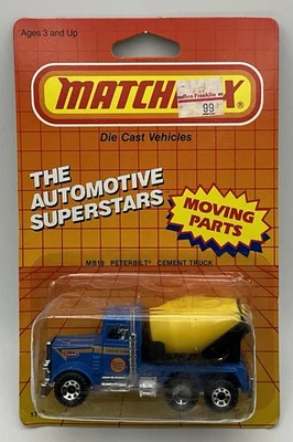 1988 Matchbox Peterbilt Cement Truck MB19 - Moving Parts - Image 1 of 4