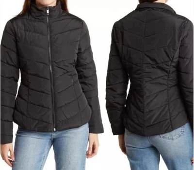 Ted Baker Renika Packaway Padded Jacket With Pouch Womens Size 0 BLACK Full Zip - Image 1 of 4