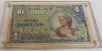 1968-1969 SERIES 661 MILITARY PAYMENT CERTIFICATE - ONE DOLLAR - B24917700B - Image 1 of 4