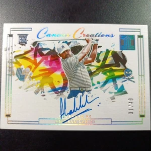 Anirban Lahiri/49 Holofoil Autógrafo Panini Impecable Lienzo Creaciones - Imagen 1 de 13