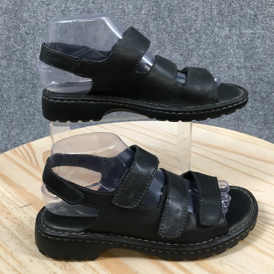 Sandalias Rockport para mujer 7,5 anchas con tira trasera de cuero negro informales cómodas APW74051 Foto 1 de 4