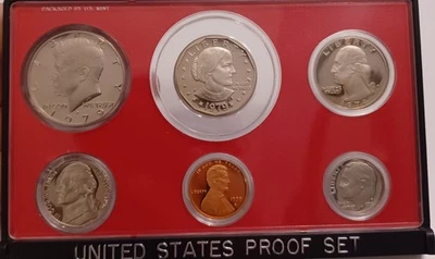 1979 United States Proof Set (outer case is broken and lost) - Image 1 of 3