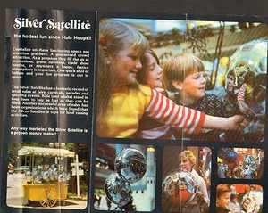 VINTAGE AD SHEET #818 - SILVER SATELLITE BALLOONS - Imagen 1 de 1