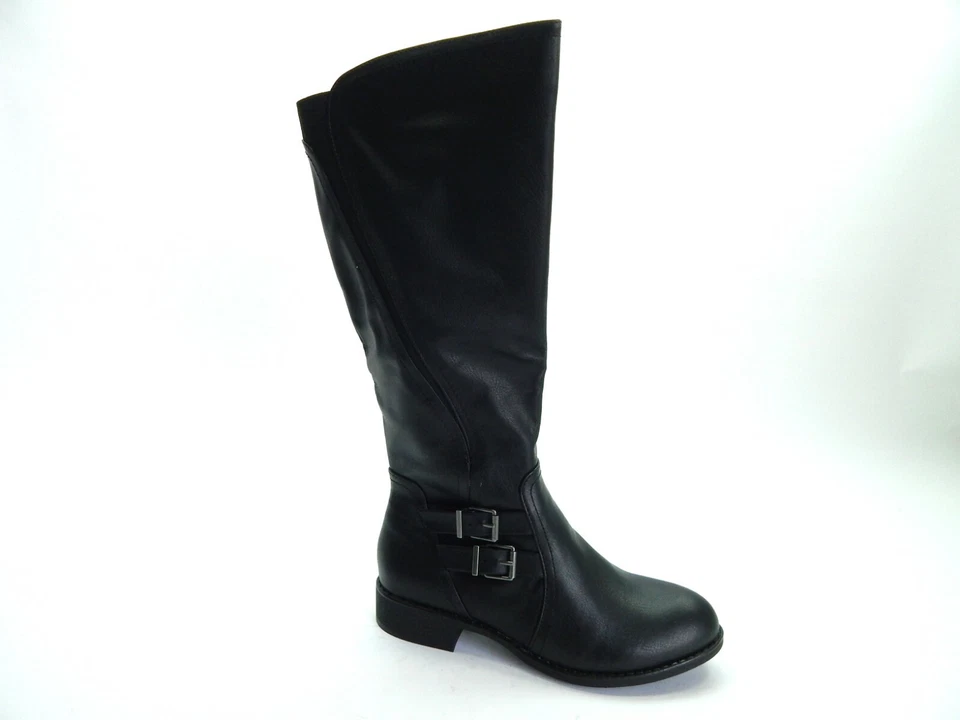 Style & Co. Womens Milahp Closed Toe Knee High Fashion BOOTS Black