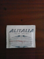 Alitalia salvietta rinfescante vintage anni 50/60 Italian Airlines