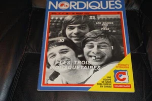 1973 1974 LOS ANGELES SHARKS AT QUEBEC NORDIQUES WHA HOCKEY PROGRAM EX-MINT - Picture 1 of 3