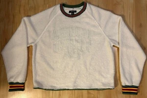 Akoo Men’s Sweater Size XXL “A King Of Oneself” Whisper White Akoo Crewneck - Picture 1 of 12